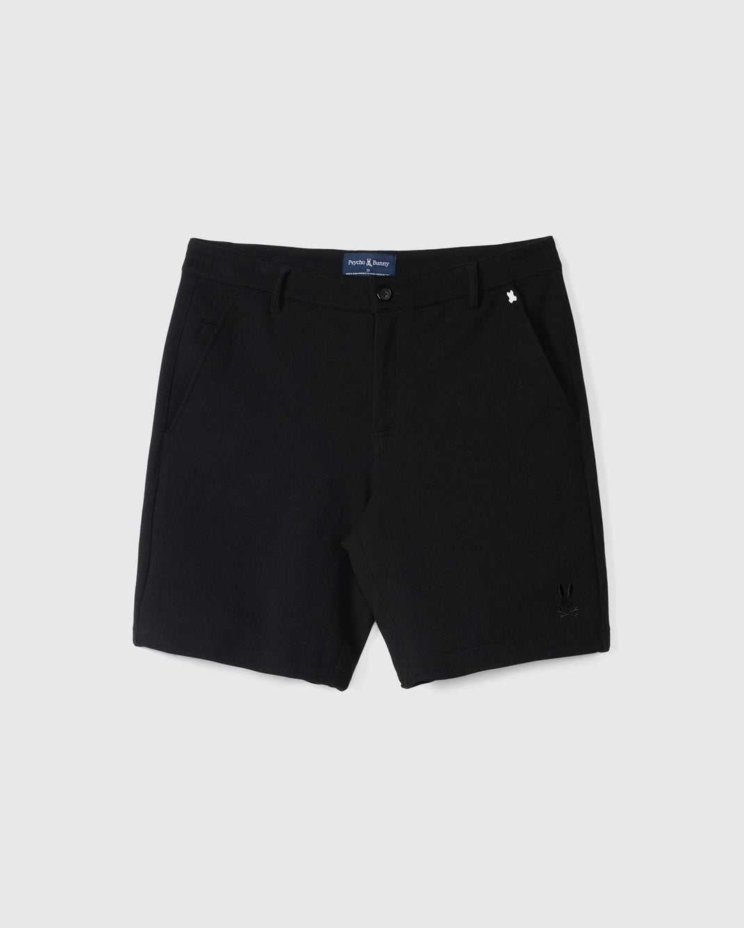 Short Psycho Bunny Shiro Knit Honeycomb Short Noir Homme | SBS-32149136